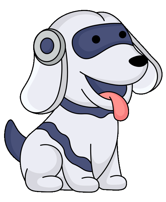 Dog with notifications